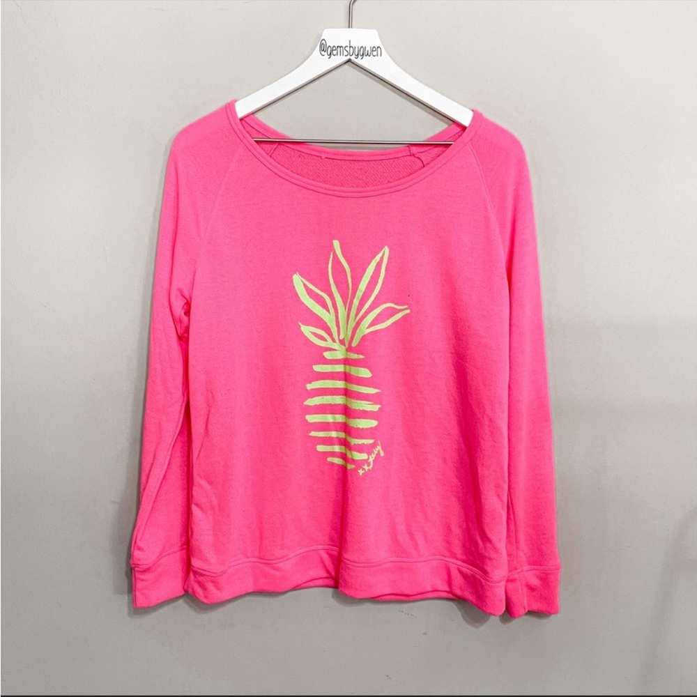 Lilly Pulitzer Sandy Popover Sweatshirt in Pink L
